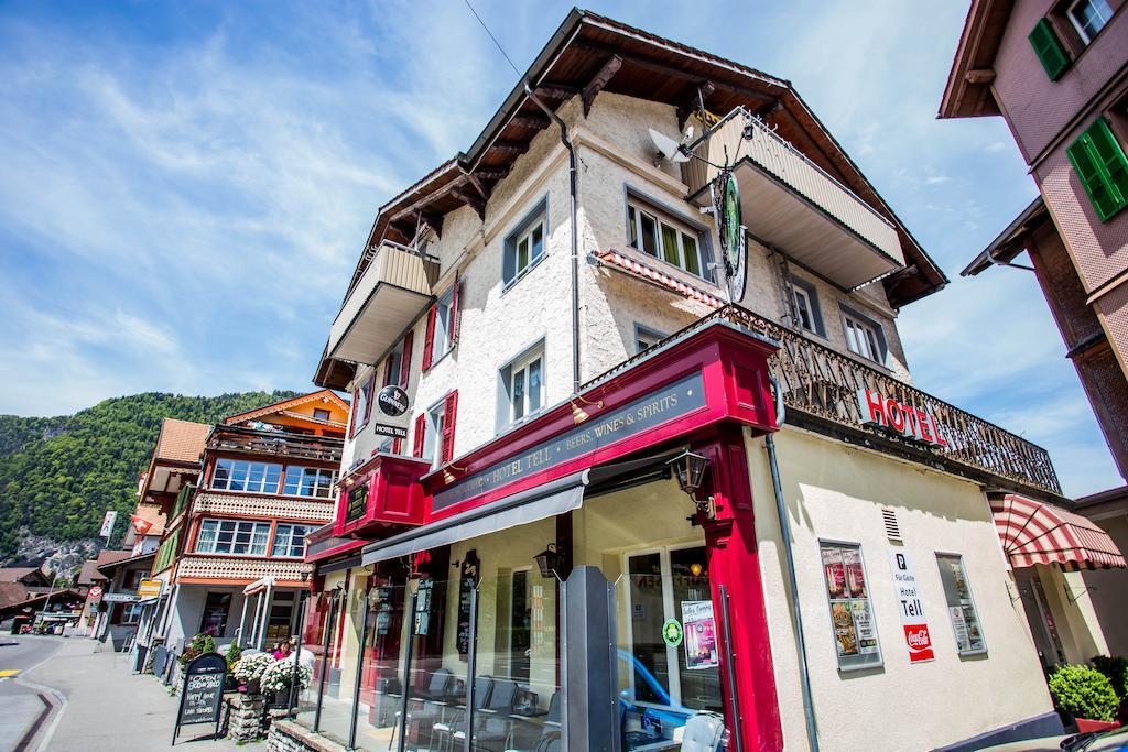 Hotel Tell And Apartments Unterseen Экстерьер фото